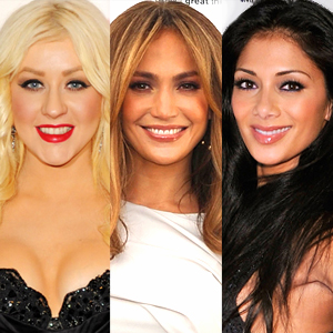 Christina Aguilera, Jennifer Lopez, Nicole Scherzinger Christina Aguilera, Jennifer Lopez, Nicole Scherzinger